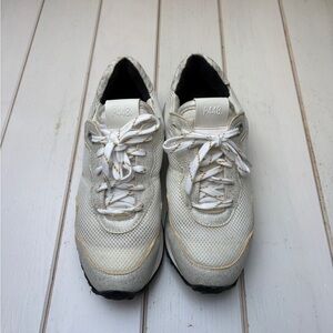 P448 White Mesh Sneakers